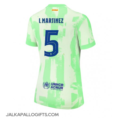 Barcelona Inigo Martinez #5 Kolmaspaita Naiset 2024-25 Lyhythihainen